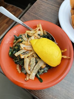 Dandelion & smokedonion  at Habibi's in North Attleboro