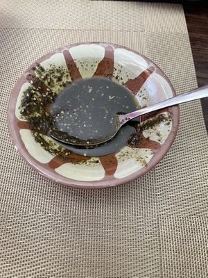 Za’atar dip -  We were served this when we sat down  at Habibi's in North Attleboro