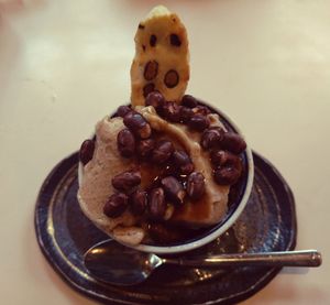 Amazing ice cream😋 at Hoccori Cafe in Tokyo