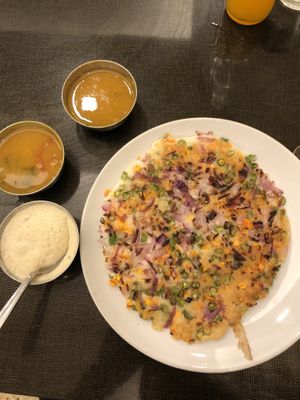 Oothappam at Jyoti Vihar in Kolkata