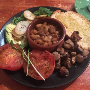 Big vegan brekky  at Four Seasons of Nosh in Tanunda