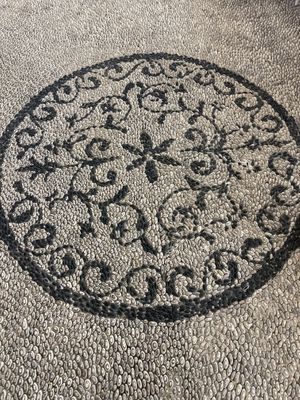 Decor at Roof Burger Lab in Rhodes