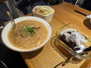 Vermicelli Noodles Lunch Set  at QīngChūn Sù Miàn Xiàn - 青春素麵線 - Ching Chun in Taipei