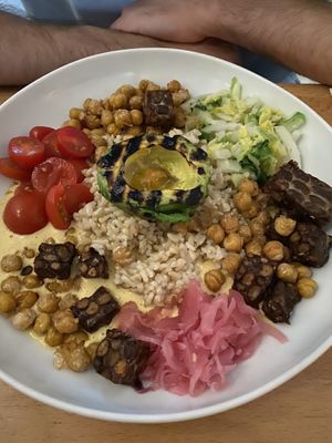 Grilled avocado bowl at Frankie We Salute You! in Kelowna