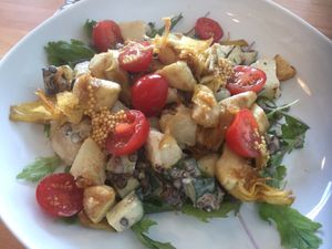 Potato and Artichoke Salad at Frankie We Salute You! in Kelowna