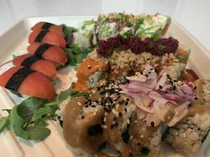 Sushi  at Frankie We Salute You! in Kelowna