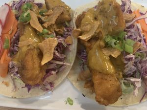 Celery Root Tacos at Frankie We Salute You! in Kelowna