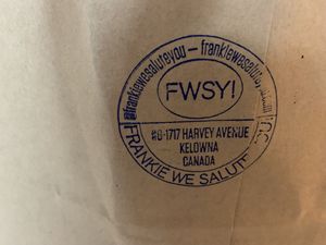 Take out! at Frankie We Salute You! in Kelowna