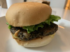 Burger at Frankie We Salute You! in Kelowna