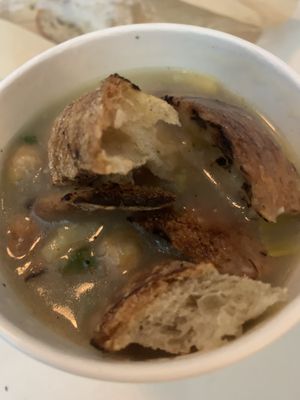 Leek Soup at Frankie We Salute You! in Kelowna