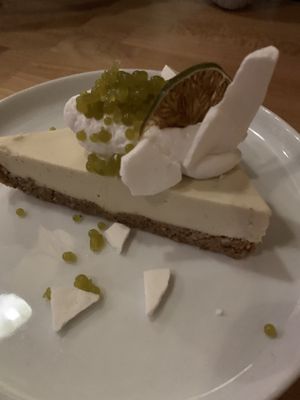 Key lime cheesecake  at Frankie We Salute You! in Kelowna
