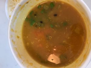 Carrot soup at Frankie We Salute You! in Kelowna