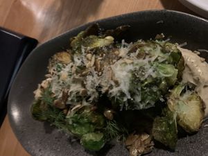 Brussels Sprouts at Frankie We Salute You! in Kelowna