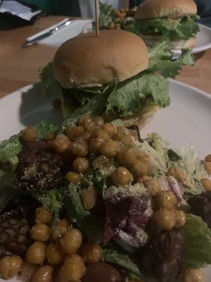 Frankie burger  at Frankie We Salute You! in Kelowna