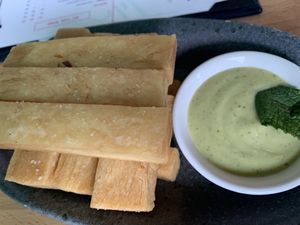 Chickpea Fries  at Frankie We Salute You! in Kelowna