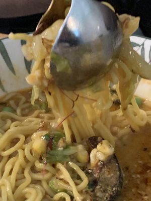 Ramen noodles!   at Frankie We Salute You! in Kelowna