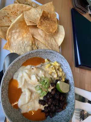 Queso with house made tortillas   at Frankie We Salute You! in Kelowna