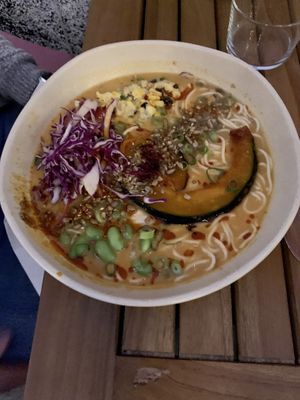 Pumpkin Ramen  at Frankie We Salute You! in Kelowna