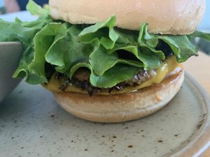 Burger  at Frankie We Salute You! in Kelowna