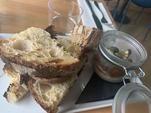 Mushroom pate  at Frankie We Salute You! in Kelowna