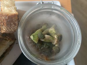 Smoked mushroom pate   at Frankie We Salute You! in Kelowna