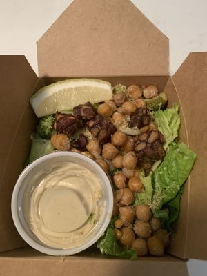 Takeout brocoli Caesar  at Frankie We Salute You! in Kelowna