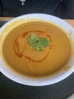 Soup of the dayy  at Frankie We Salute You! in Kelowna