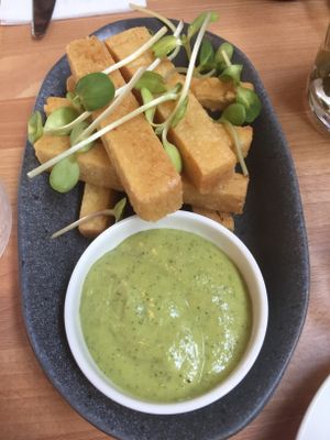 Chickpea Fries at Frankie We Salute You! in Kelowna