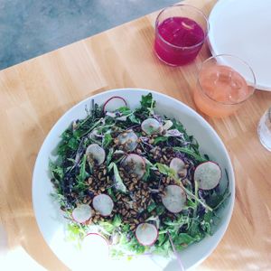 Fresh and unique salads.  at Frankie We Salute You! in Kelowna