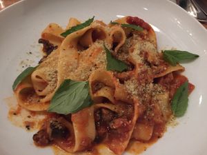 Shiitake Bologna's at Frankie We Salute You! in Kelowna