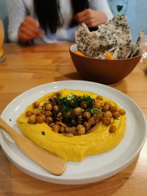 Hummus at Frankie We Salute You! in Kelowna