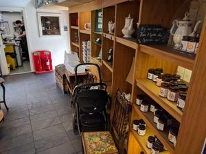 Back small store at Pettigrew Tea Rooms in Cardiff