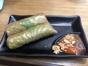 South Vietnam fresh vegetarian wrap at NamNam - Plaza Singapura in Central Singapore