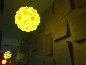 Groovy decor  at The Thai Bistro in El Centro