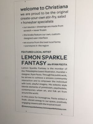 Sign  at Honeygrow - Christiana Mall in Newark