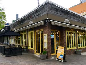 Entrance at Bareburger - Ditmars in Astoria
