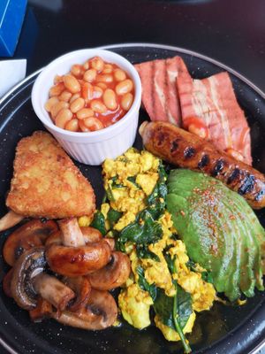 Vegan breakfast at Sweet 'N' Seasoned in Bletchley