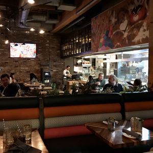 interior is "sophisticated casual" at Puesto in La Jolla