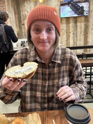   at New York City Bagel & Coffee House in Astoria