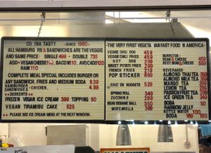 Food menu at Covina Tasty in Covina