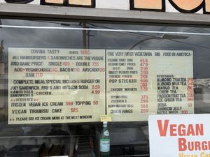 Vegan Menu  at Covina Tasty in Covina