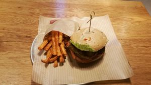Vegan burger at B.GOOD - Oerlikon in Zurich