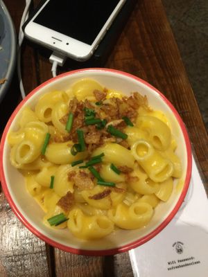 Mac n cheese  at Vegan Junkies in Lisbon
