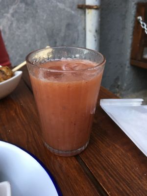 Juice of the day at Vegan Junkies in Lisbon