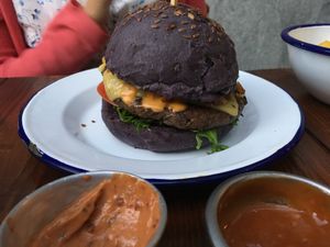 Notorious big at Vegan Junkies in Lisbon