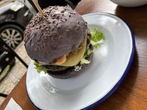 Burger Poppa  at Vegan Junkies in Lisbon