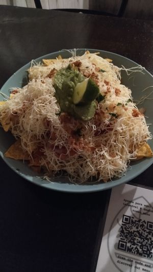 Loaded nachos at Vegan Junkies in Lisbon