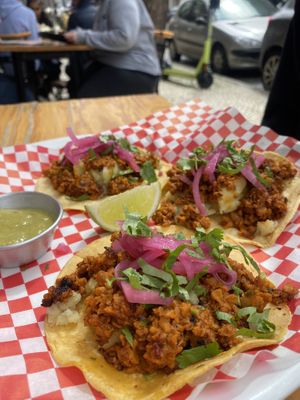 Tacos  at Vegan Junkies in Lisbon