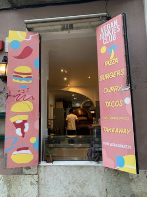   at Vegan Junkies in Lisbon