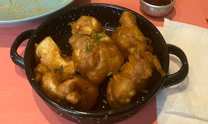 Cauliflower wings  at Vegan Junkies in Lisbon